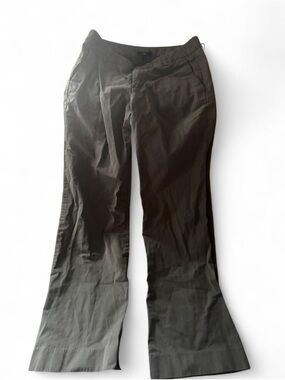 Womens Gap Dark Green Bootcut Chino Pants Sz 4